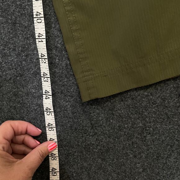 Koi Lite Scrub Pants L Tall Olive Green Slim Fit Drawstring Zip Pocket - Picture 7 of 10